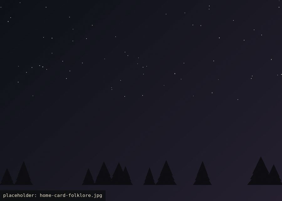 Night sky over dense Southern Illinois woodland